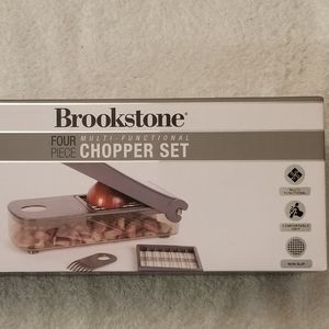 NIB/Sealed Brookstone 4pc Chopper Set